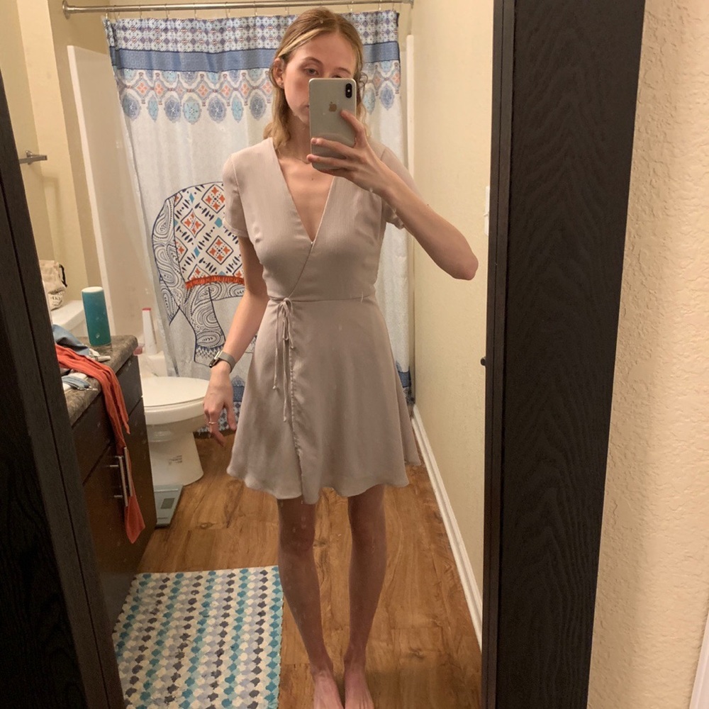 Mauve Wrap Dress